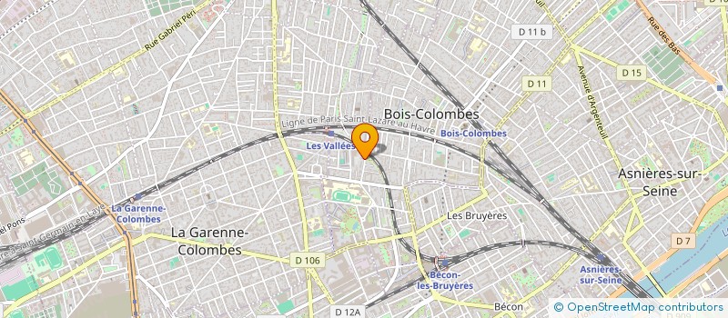 localisation de l'entreprise SYND COPRO DU 110 RUE HENRI LITOLFF à BOIS-COLOMBES