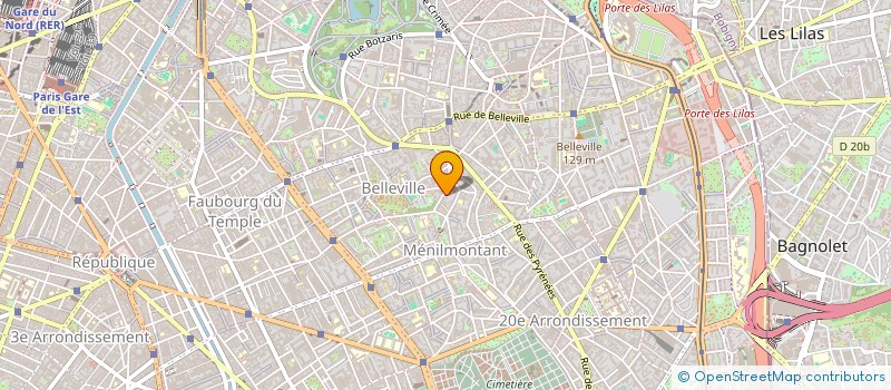 localisation de l'entreprise SYND COPRO DU 116 RUE DES COURONNES  PARIS