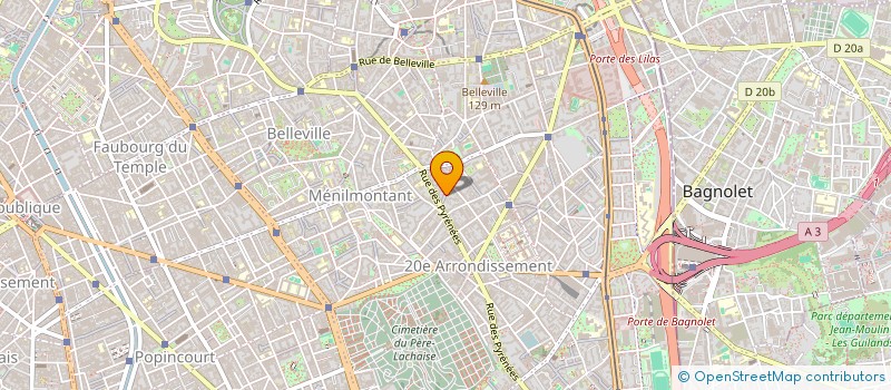 localisation de l'entreprise SYND COPRO DU 12 ET 12 B PAS DES SOUPIRS  PARIS