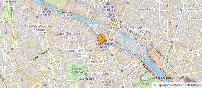 localisation de l'entreprise SYND COPRO DU 13 RUE DE LA HARPE  PARIS