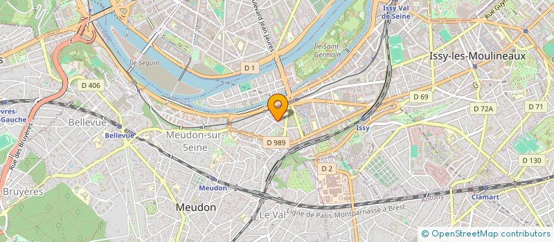 localisation de l'entreprise SYND COPRO DU 13 RUE DE MEUDON à ISSY-LES-MOULINEAUX