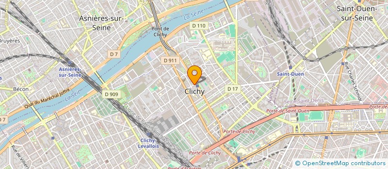 localisation de l'entreprise SYND COPRO DU 13 RUE DE VILLENEUVE à CLICHY