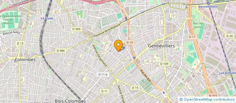 localisation de l'entreprise SYND COPRO DU 14 RUE MAURICE LAISNEY  ASNIERES-SUR-SEINE