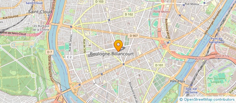 localisation de l'entreprise SYND COPRO DU 140 BD JEAN JAURES à BOULOGNE-BILLANCOURT