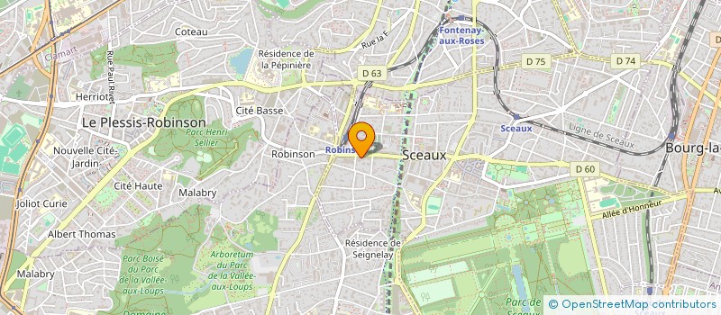 localisation de l'entreprise SYND COPRO DU 141 AU 145 RUE DE HOUDAN à SCEAUX