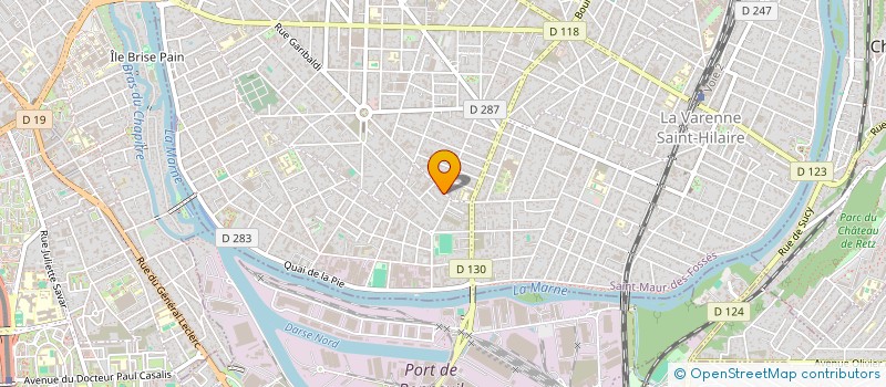 localisation de l'entreprise SYND COPRO DU 148 B RUE GARIBALDI à ST MAUR DES FOSSES