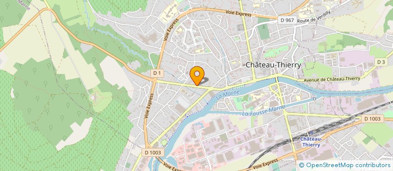 localisation de l'entreprise SYND COPRO DU 15 AV DE PARIS à CHATEAU-THIERRY