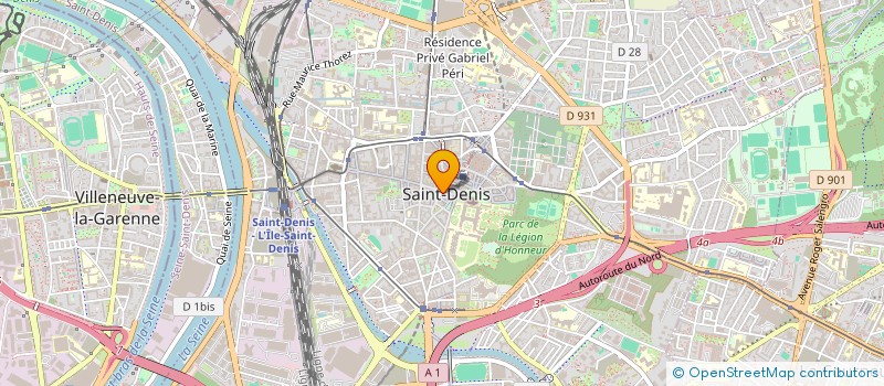 localisation de l'entreprise SYND COPRO DU 15 PL VICTOR HUGO  SAINT-DENIS