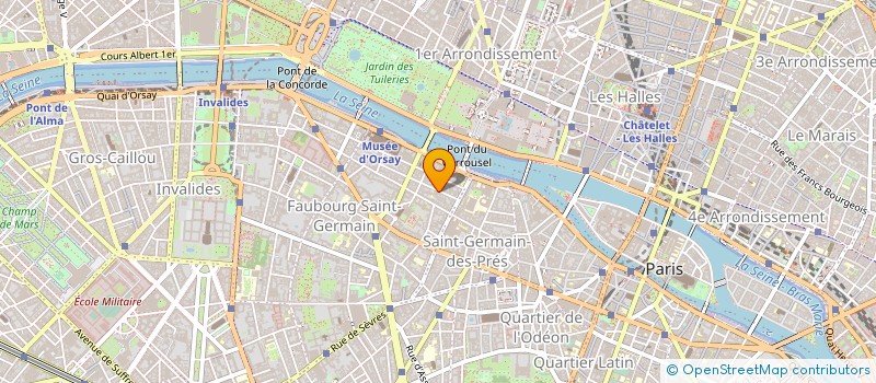 localisation de l'entreprise SYND COPRO DU 15 RUE DE VERNEUIL  PARIS