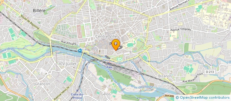 localisation de l'entreprise SYND. COPRO. DU 15 RUE LOUIS-BARTHOU à PAU
