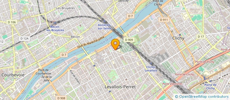 localisation de l'entreprise SYND COPRO DU 151 161 RUE JULES GUESDES à LEVALLOIS-PERRET
