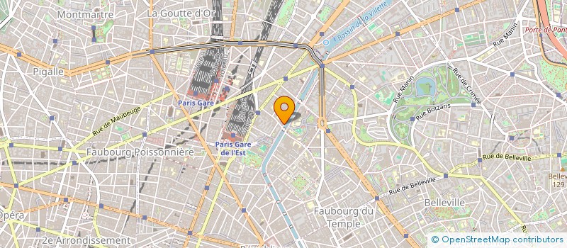 localisation de l'entreprise SYND COPRO DU 153 QUAI DE  VALMY  PARIS