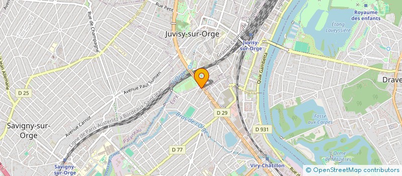 localisation de l'entreprise SYND COPRO DU 159 AV DU GEN DE GAULLE à VIRY-CHATILLON