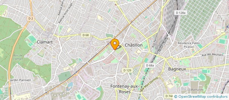 localisation de l'entreprise SYND COPRO DU 16-18 AV DIV LECLERC à CHATILLON
