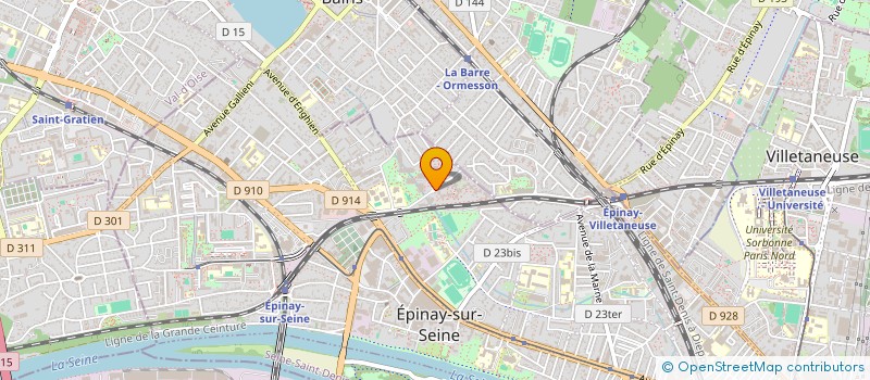localisation de l'entreprise SYND COPRO DU 16 AV LEON BLUM à EPINAY-SUR-SEINE