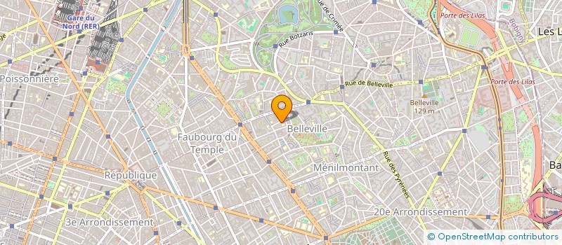 localisation de l'entreprise SYND COPRO DU 16 RUE LESAGE  PARIS