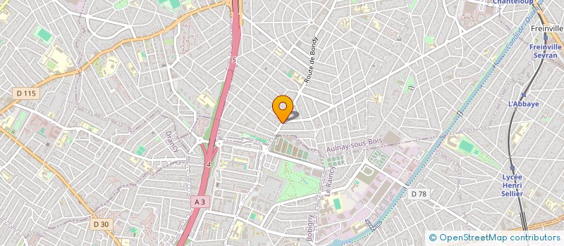 localisation de l'entreprise SYND COPRO DU 160 RUE DE BONDY à AULNAY-SOUS-BOIS