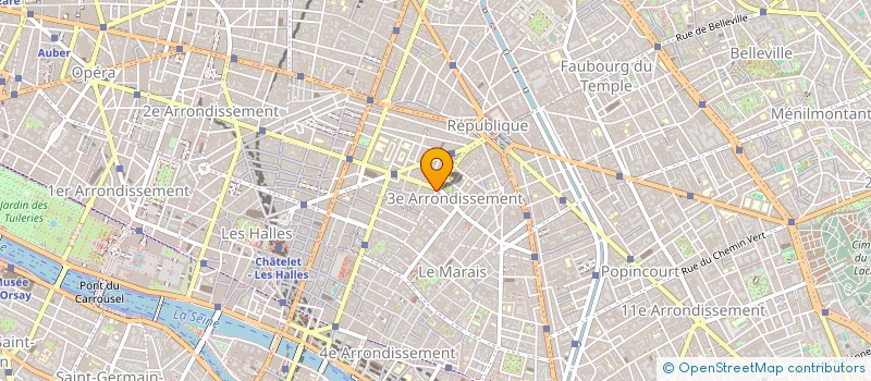 localisation de l'entreprise SYND COPRO DU 161 RUE DU TEMPLE  PARIS