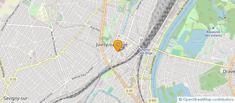 localisation de l'entreprise SYND COPRO DU 17 PL ANATOLE FRANCE à JUVISY-SUR-ORGE