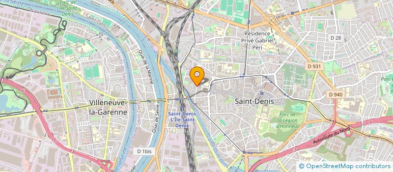 localisation de l'entreprise SYND COPRO DU 17 RUE DEZOBRY  SAINT-DENIS