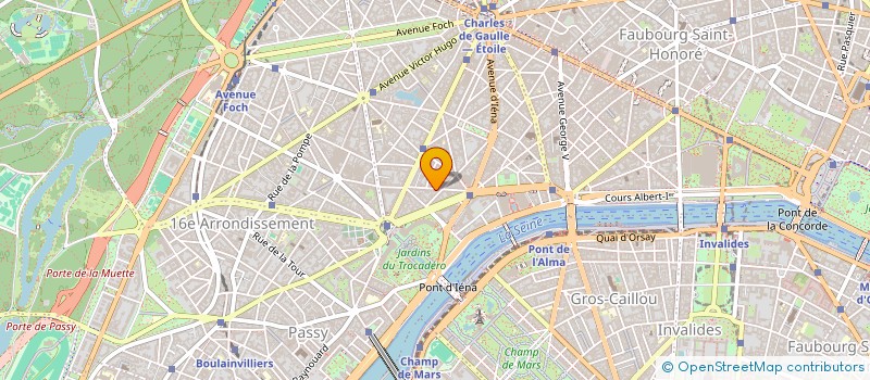 localisation de l'entreprise SYND COPRO DU 17 RUE LONGCHAMP PARIS 16  PARIS
