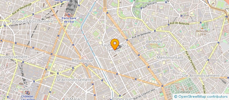localisation de l'entreprise SYND COPRO DU 171 RUE ST MAUR PARIS 11  PARIS