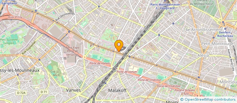 localisation de l'entreprise SYND COPRO DU 175 BD LEFEBVRE  PARIS