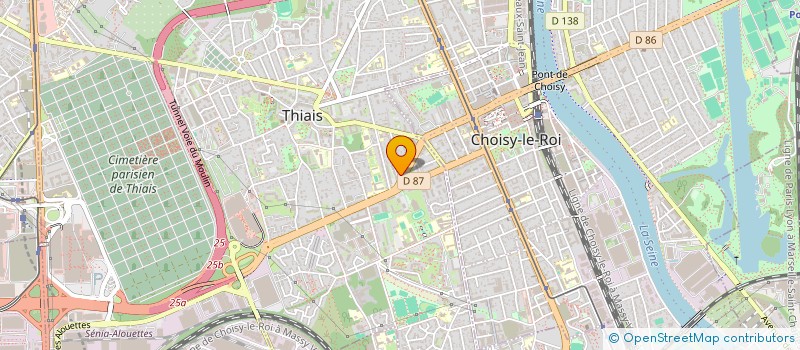 localisation de l'entreprise SYND COPRO DU 18 AV GEORGES HALGOUT à THIAIS