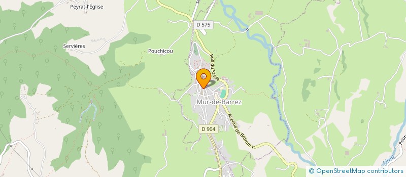 localisation de l'entreprise SYND COPRO DU 18 JUILLET  MUR-DE-BARREZ