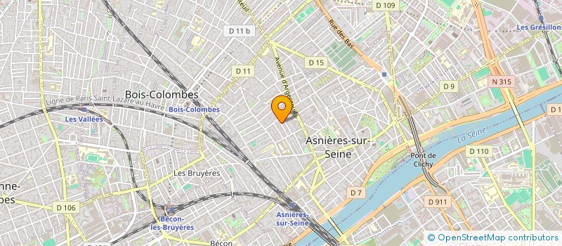 localisation de l'entreprise SYND COPRO DU 18 R ROUGET DE L'ISLE  ASNIERES-SUR-SEINE