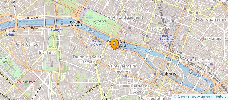 localisation de l'entreprise SYND COPRO DU 18 RUE DE LILLE  PARIS