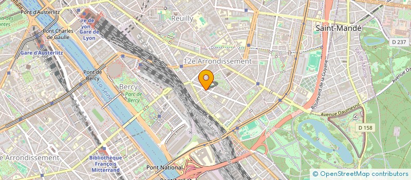 localisation de l'entreprise SYND COPRO DU 18 RUE DE WATTIGNIES  PARIS