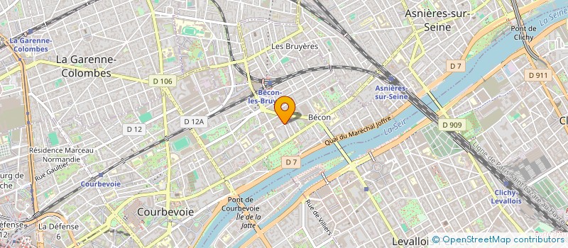 localisation de l'entreprise SYND COPRO DU 19 AV PASTEUR à COURBEVOIE
