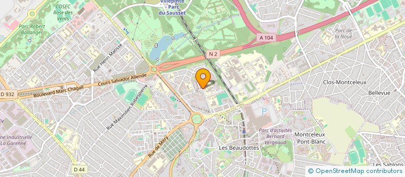 localisation de l'entreprise SYND COPRO DU 19 RUE DU DOCTEUR FLEMING à AULNAY-SOUS-BOIS
