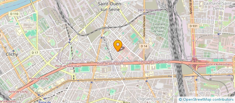 localisation de l'entreprise SYND COPRO DU 19 RUE DU PLAISIR à SAINT-OUEN-SUR-SEINE