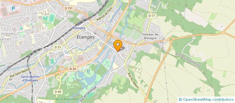 localisation de l'entreprise SYND COPRO DU 199-201 R DE LA REPUBLIQUE à ETAMPES