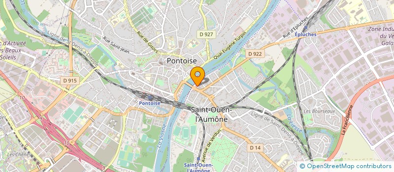 localisation de l'entreprise SYND COPRO DU 2 QUAI DU HALAGE  SAINT-OUEN-L'AUMONE