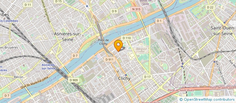 localisation de l'entreprise SYND COPRO DU 2 R DU 11 NOVEMBRE 1918 à CLICHY