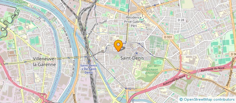 localisation de l'entreprise SYND COPRO DU 2 R DU CORBILLON  SAINT-DENIS