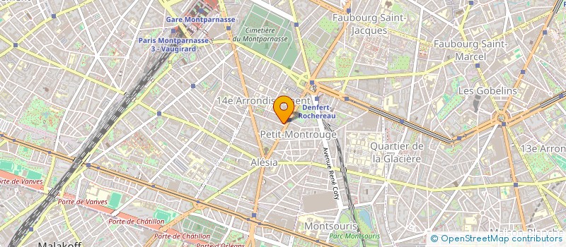 localisation de l'entreprise SYND COPRO DU 2 RUE BREZIN 75014 PARIS  PARIS