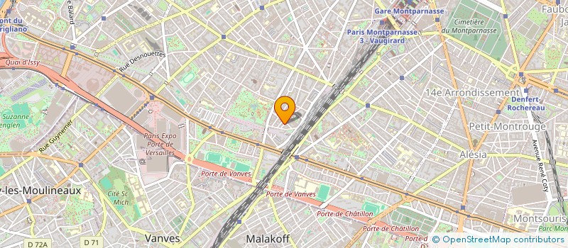 localisation de l'entreprise SYND COPRO DU 2 RUE VICTOR GALLAND  PARIS