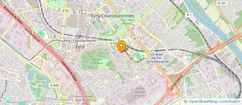 localisation de l'entreprise SYND COPRO DU 2 VILLA AUGUSTE VERMOREL  EVRY-COURCOURONNES