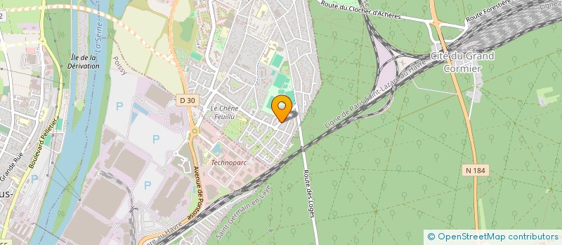 localisation de l'entreprise SYND COPRO DU 21 AVE CESAR FRANCK  ACHERES