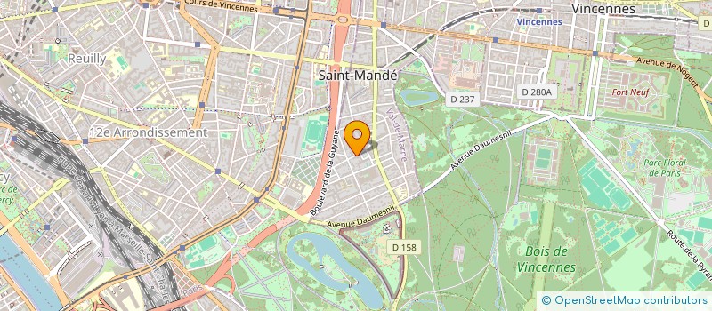 localisation de l'entreprise SYND COPRO DU 21 R DE L'ALOUETTE à SAINT-MANDE