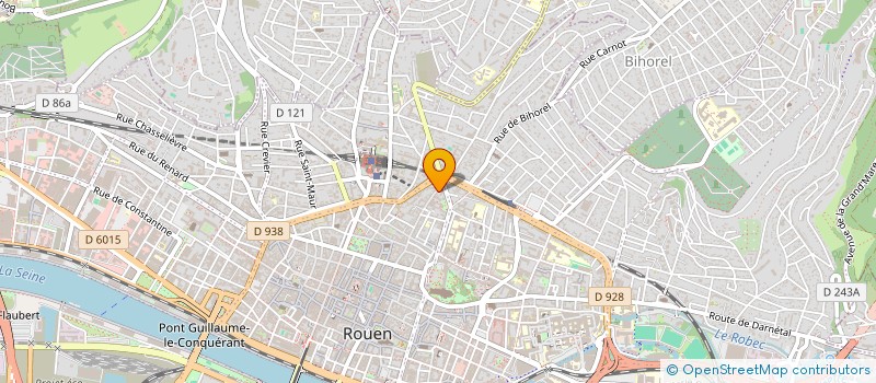 localisation de l'entreprise SYND COPRO DU 210 RUE BEAUVOISINE à ROUEN