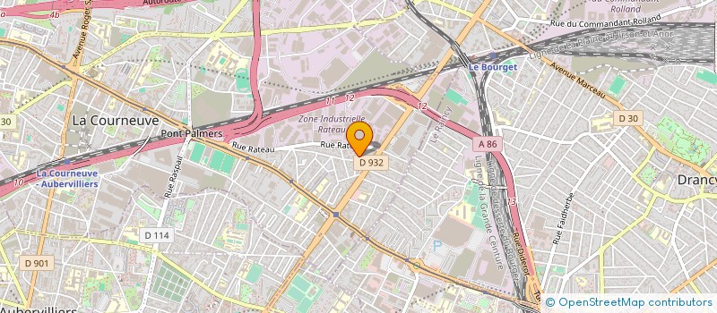 localisation de l'entreprise SYND COPRO DU 22 RUE ALBERT DULUDET à LA COURNEUVE
