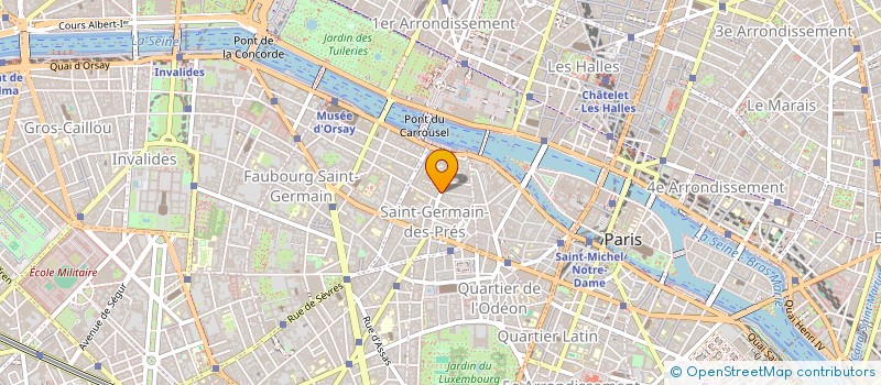 localisation de l'entreprise SYND COPRO DU 24 RUE BONAPARTE  PARIS