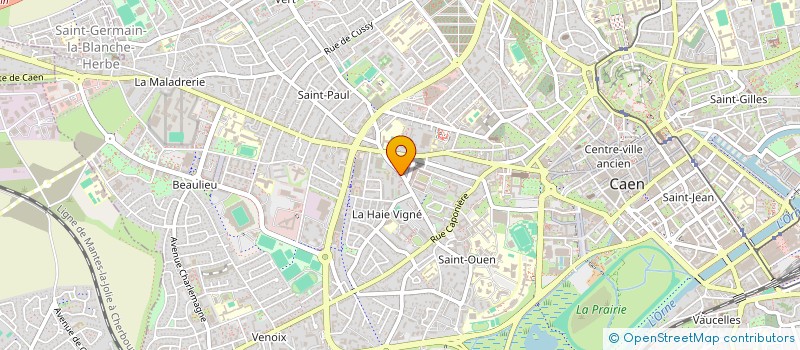 localisation de l'entreprise SYND COPRO DU 25 R DAMOZANNE à CAEN