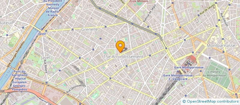 localisation de l'entreprise SYND COPRO DU 25 RUE PECLET  PARIS