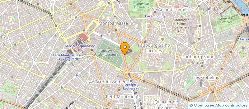 localisation de l'entreprise SYND COPRO DU 257 BD RASPAIL  PARIS